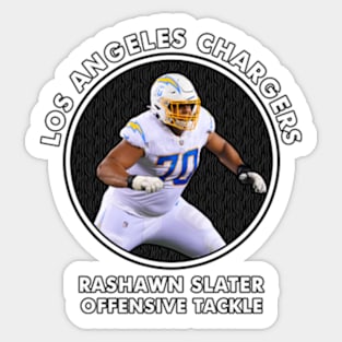 RASHAWN SLATER - OT - LOS ANGELES CHARGERS Sticker